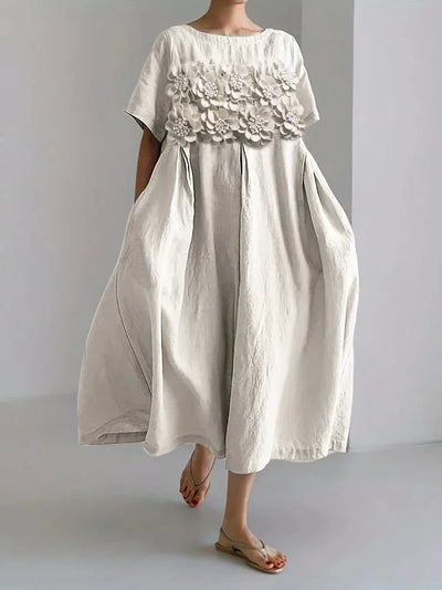 CLARA - EDGE FLOWER DRESS