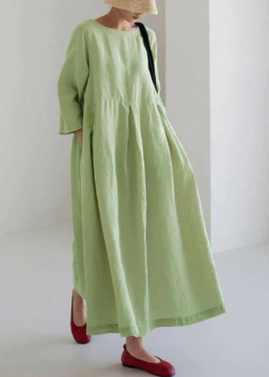 NOVA - LOOSE DRESS WITH LARGE FLORAL PRINT
