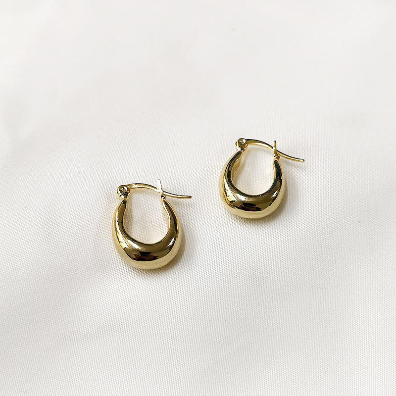 Dahlia – Vintage Golden Basket Earrings