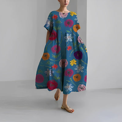 Skye - Boho Floral Dress