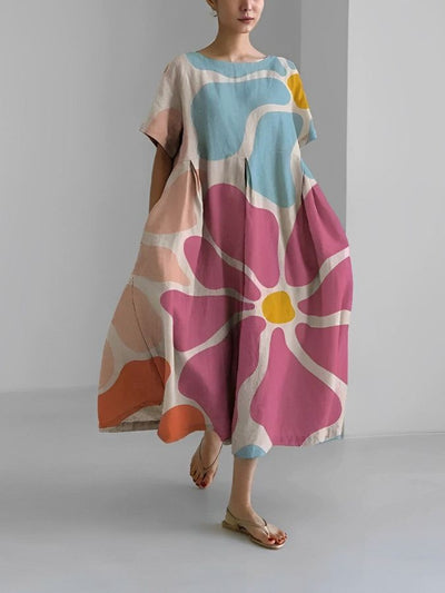 Skye - Boho Floral Dress
