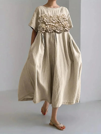 CLARA - EDGE FLOWER DRESS