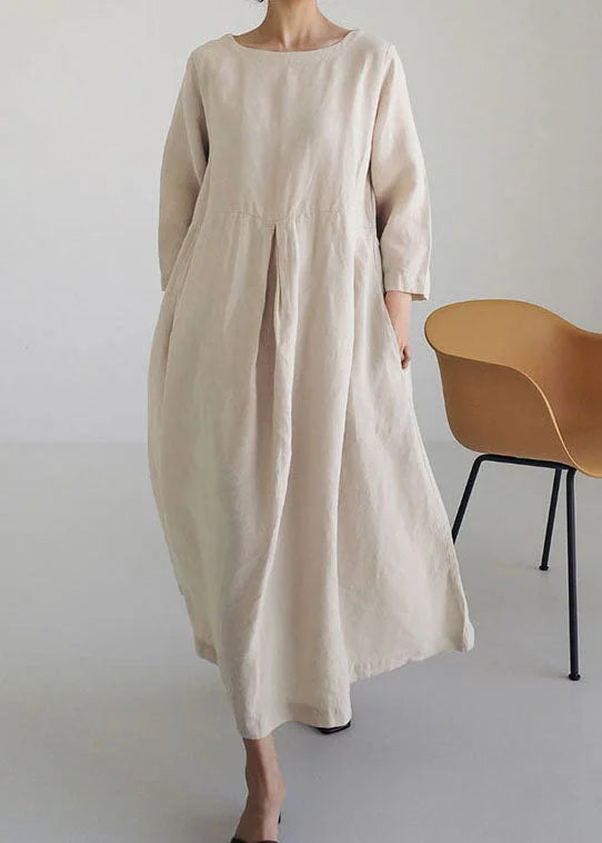 NOVA - LOOSE DRESS WITH LARGE FLORAL PRINT